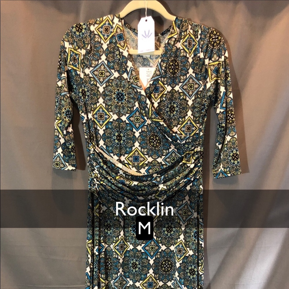 Medium Honey and Lace Rocklin Wrap Dress NWT